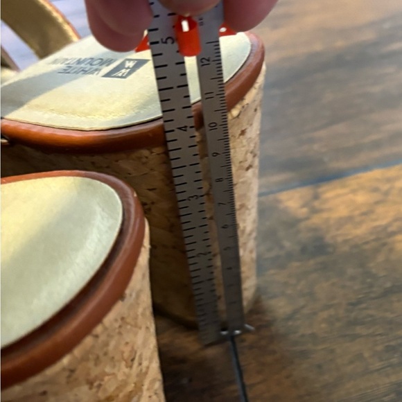 White Mountain Dharma Brown Front Zip Wedge Heels 4" Women 10 - Picture 4 of 10